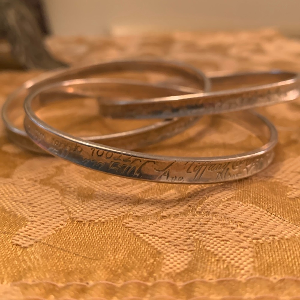 Tiffany and Co triple bangle